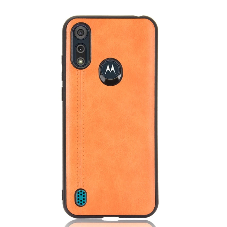 SEWING Zadný kryt pre Motorola Moto E6i / Moto E6s - hnedý