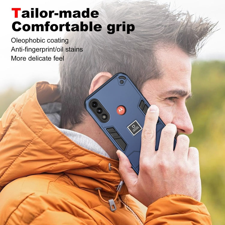 HOLDER ARMOR Tvrdený kryt pre Motorola Moto E7 Power / E7i Power - modrý