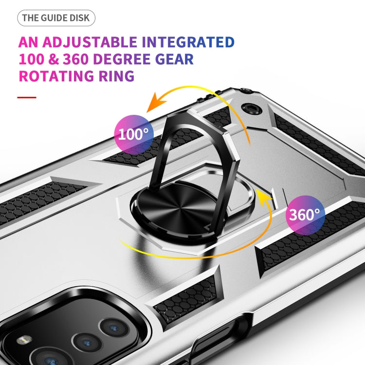 RING ARMOR Tvrdený kryt pre Motorola Moto E32 / E32s - sivý