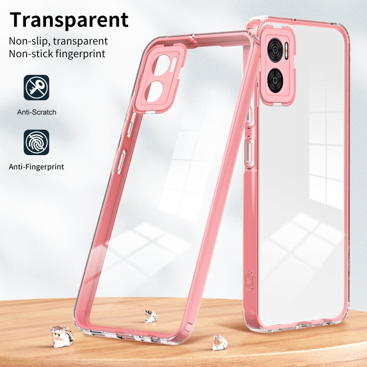 FRAME Zadný kryt pre Motorola Moto E22 / E22i - ružový