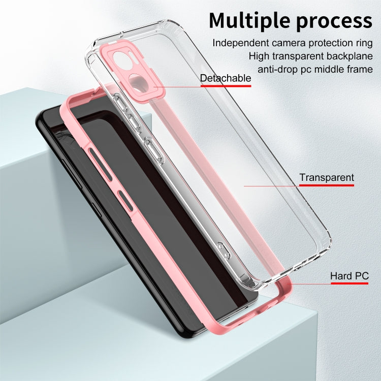 FRAME Zadný kryt pre Motorola Moto E22 / E22i - ružový