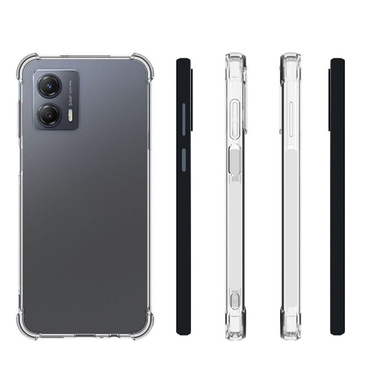 TRANSPARENTNÝ Silikónový obal pre Motorola Moto G53 5G - priesvitný
