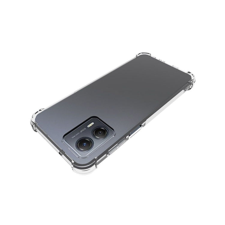 TRANSPARENTNÝ Silikónový obal pre Motorola Moto G53 5G - priesvitný