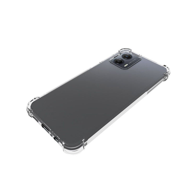 TRANSPARENTNÝ Silikónový obal pre Motorola Moto G53 5G - priesvitný