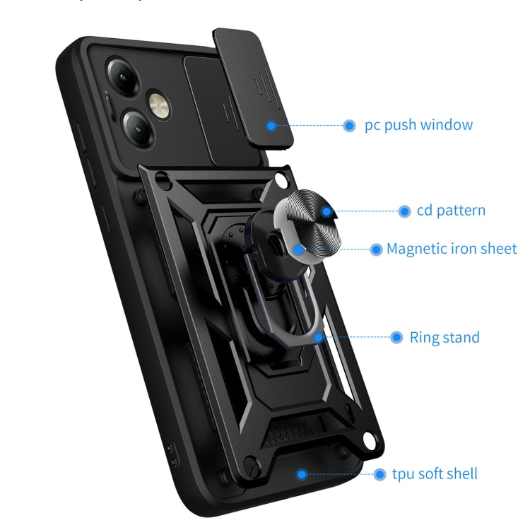 SLIDING ARMOR Tvrdený kryt pre Motorola Moto G14 - ružový