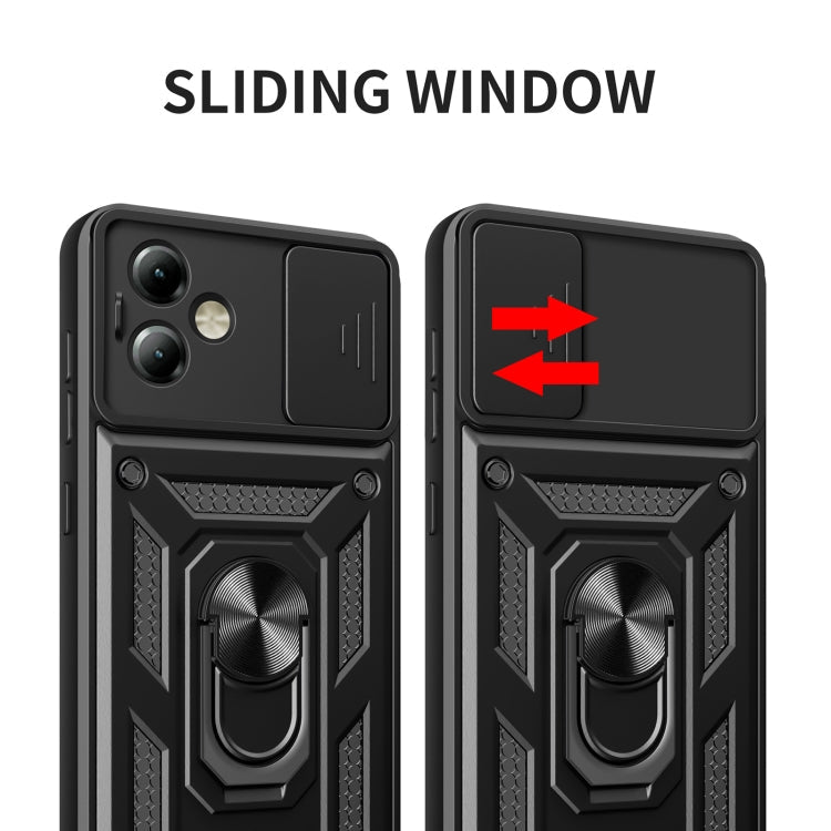 SLIDING ARMOR Tvrdený kryt pre Motorola Moto G14 - ružový