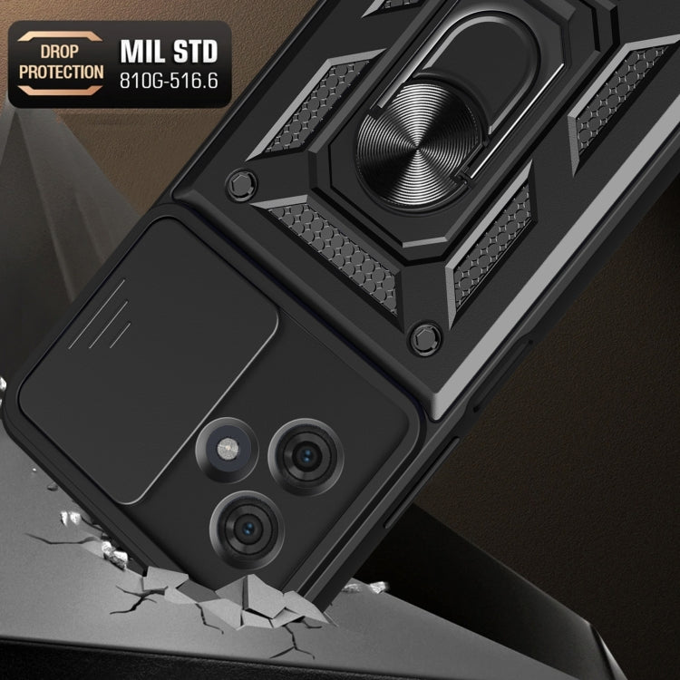 SLIDING ARMOR Tvrdený kryt pre Motorola Moto G54 5G / G54 5G Power Edition - ružový