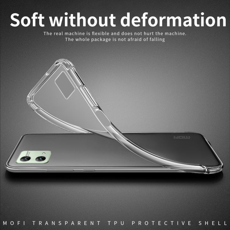TRANSPARENTNÝ Silikónový obal pre Motorola Moto G84 5G - priesvitný