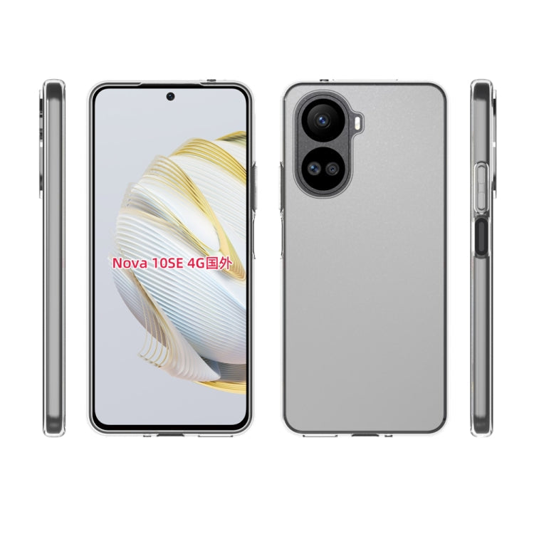 TRANSPARENTNÝ Silikónový obal pre Huawei Nova 10 SE - priesvitný