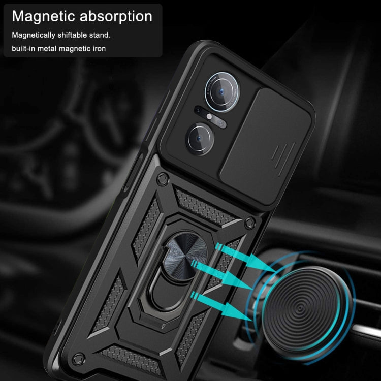 SLIDING ARMOR Tvrdený kryt pre Huawei Nova 9 SE - zlatý