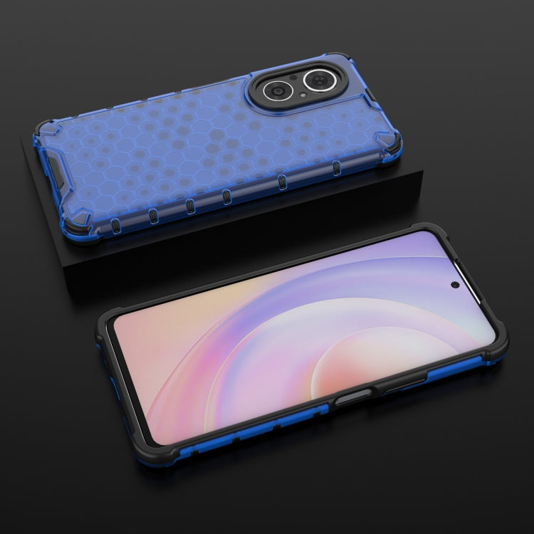 HONEYCOMB Tvrdený kryt pre Huawei Nova 9 SE - modrý