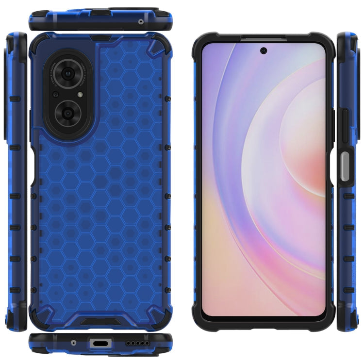 HONEYCOMB Tvrdený kryt pre Huawei Nova 9 SE - modrý