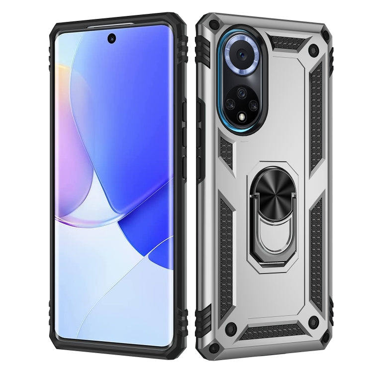 RING ARMOR Tvrdený kryt pre Huawei Nova 9 - sivý