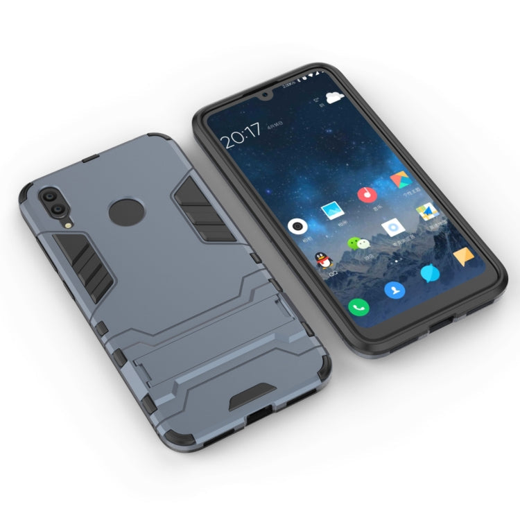 HOLDER ARMOR Tvrdený kryt pre Huawei Y7 2019 / Y7 Prime 2019 - modrý