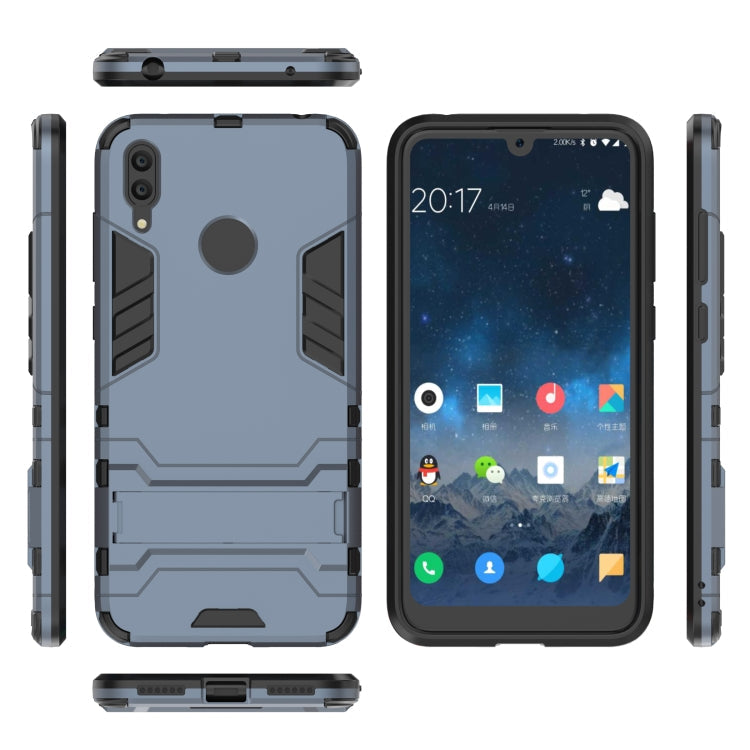 HOLDER ARMOR Tvrdený kryt pre Huawei Y7 2019 / Y7 Prime 2019 - modrý