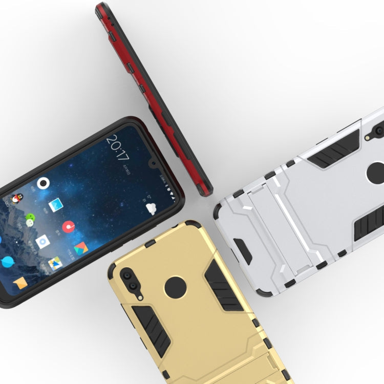 HOLDER ARMOR Tvrdený kryt pre Huawei Y7 2019 / Y7 Prime 2019 - modrý