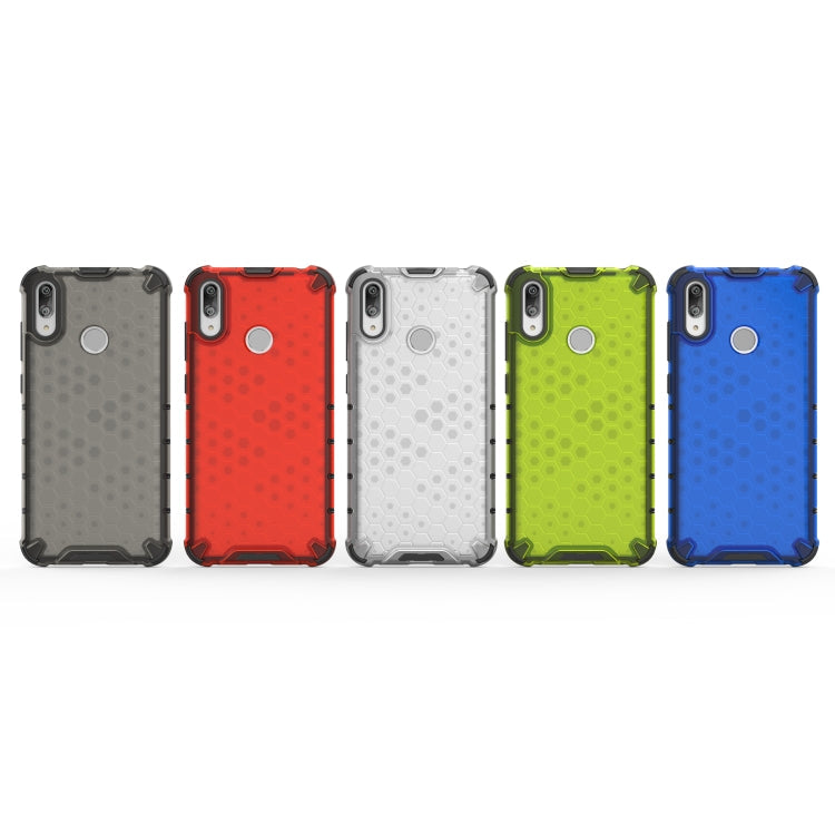 HONEYCOMB Tvrdený kryt pre Huawei Y7 2019 / Y7 Prime 2019 - biely