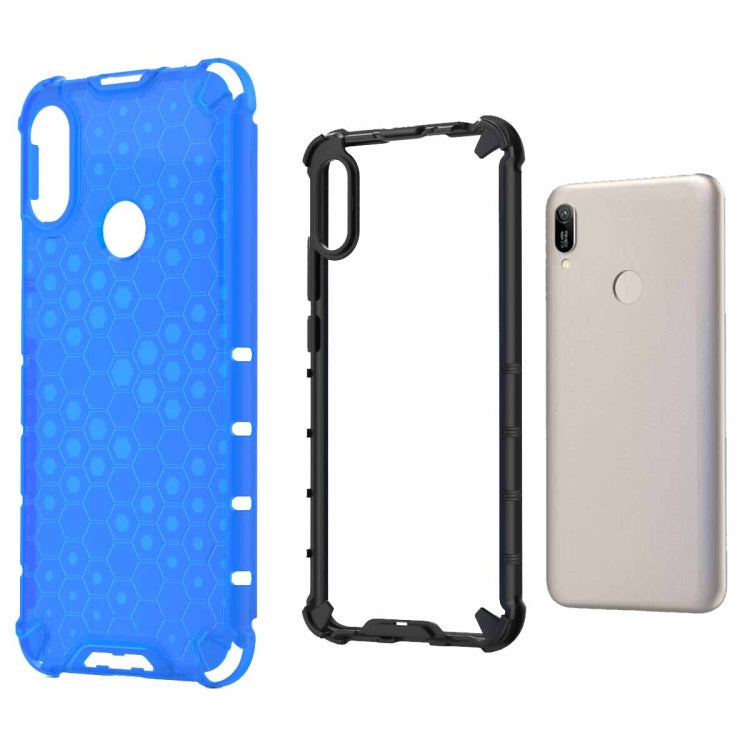 HONEYCOMB Tvrdený kryt pre Huawei Y6 2019 / Y6S 2019 - biely