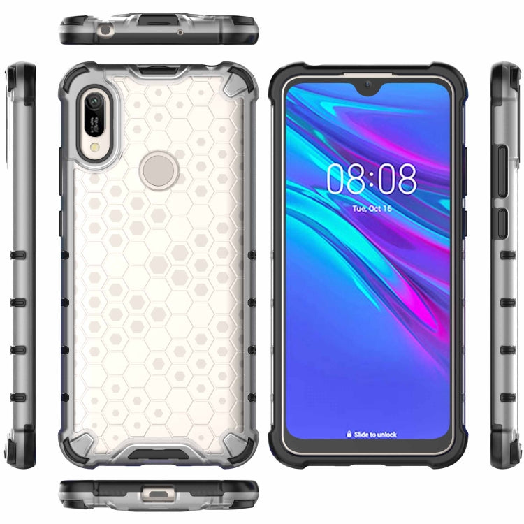 HONEYCOMB Tvrdený kryt pre Huawei Y6 2019 / Y6S 2019 - čierny