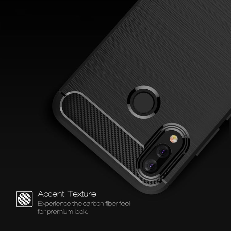 CARBON Zadný obal pre Huawei P20 Lite - čierny