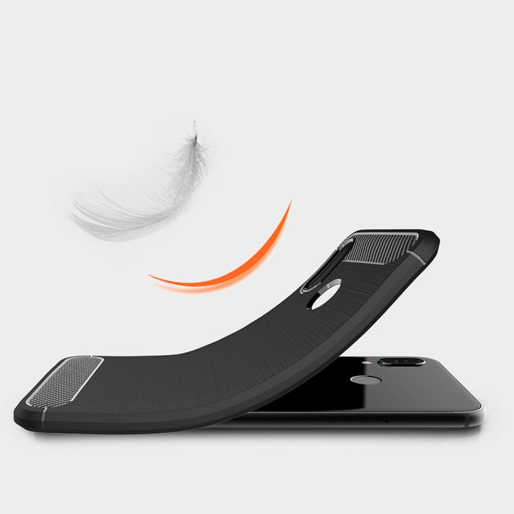 CARBON Zadný obal pre Huawei P20 Lite - čierny