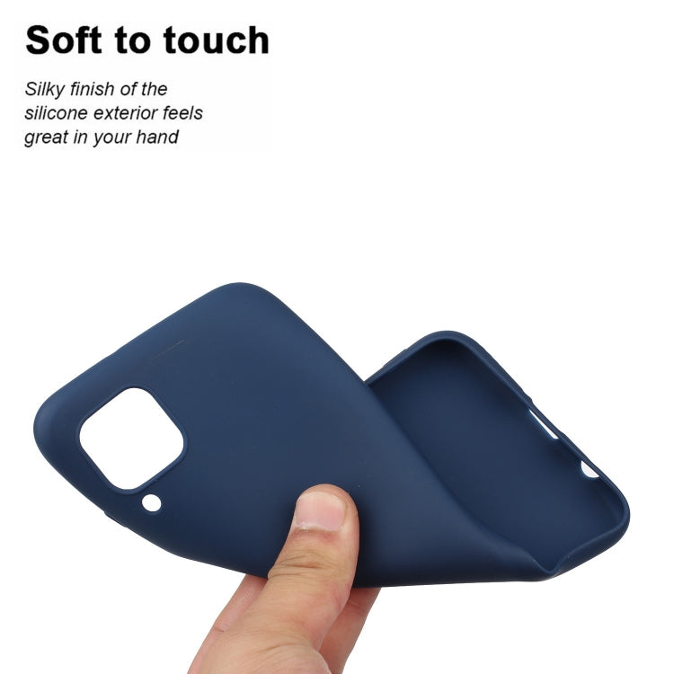 MATT Silikónový obal pre Huawei P40 Lite - modrý