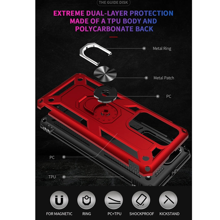 RING ARMOR Tvrdený kryt pre Huawei P40 Pro - modrý