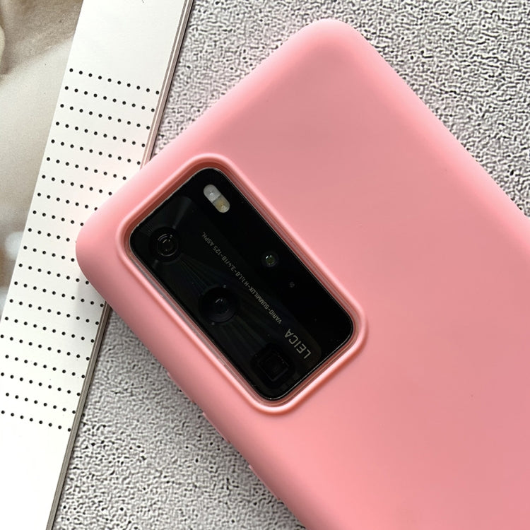 MATT Silikónový obal pre Huawei P40 Pro - žltý