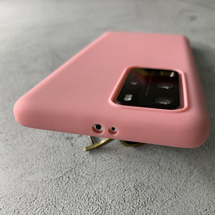 MATT Silikónový obal pre Huawei P40 Pro - žltý