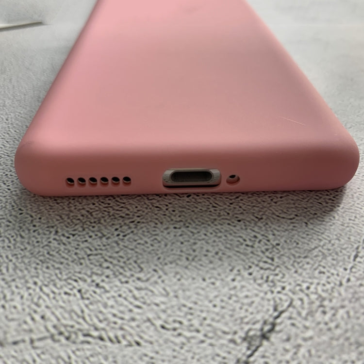 MATT Silikónový obal pre Huawei P40 Pro - červený