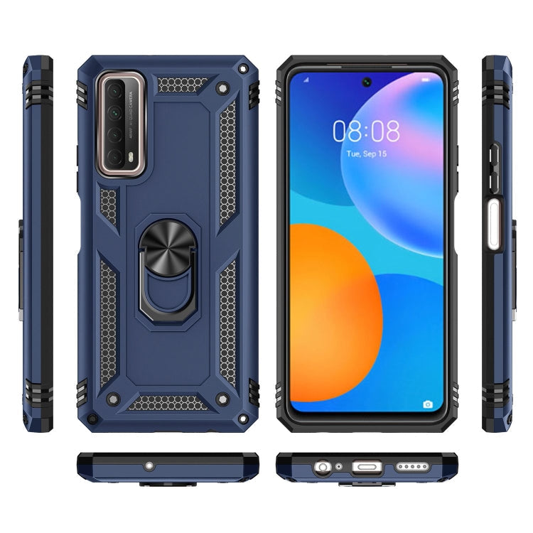 RING ARMOR Tvrdený kryt pre Huawei P Smart 2021 - modrý