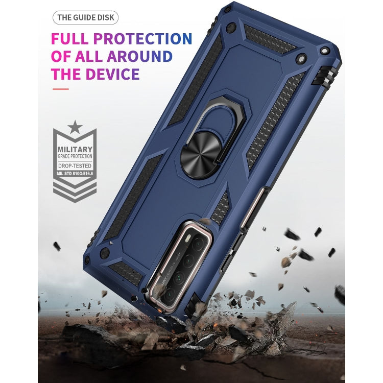 RING ARMOR Tvrdený kryt pre Huawei P Smart 2021 - modrý