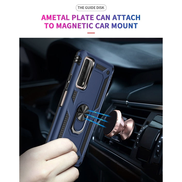 RING ARMOR Tvrdený kryt pre Huawei P Smart 2021 - modrý
