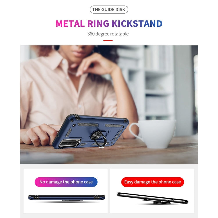 RING ARMOR Tvrdený kryt pre Huawei P Smart 2021 - modrý