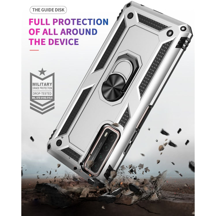 RING ARMOR Tvrdený kryt pre Huawei P Smart 2021 - sivý