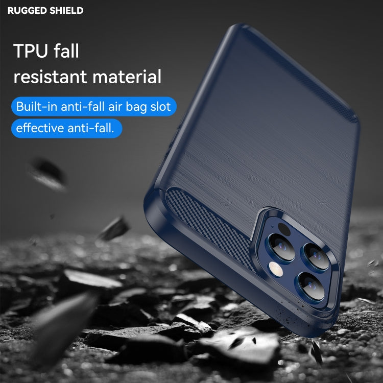 CARBON Zadný obal pre Apple iPhone 12 Pro Max - modrý