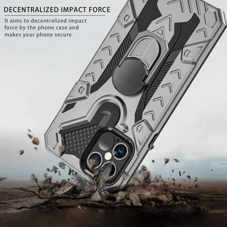 HOLDER ARMOR Tvrdený kryt pre Apple iPhone 12 / iPhone 12 Pro - sivý