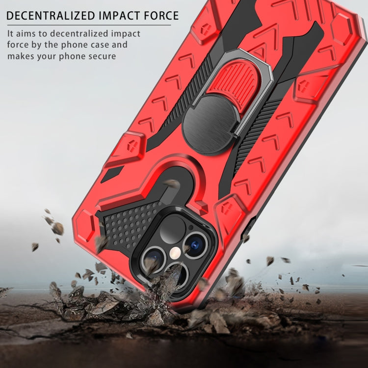 HOLDER ARMOR Tvrdený kryt pre Apple iPhone 12 / iPhone 12 Pro - červený
