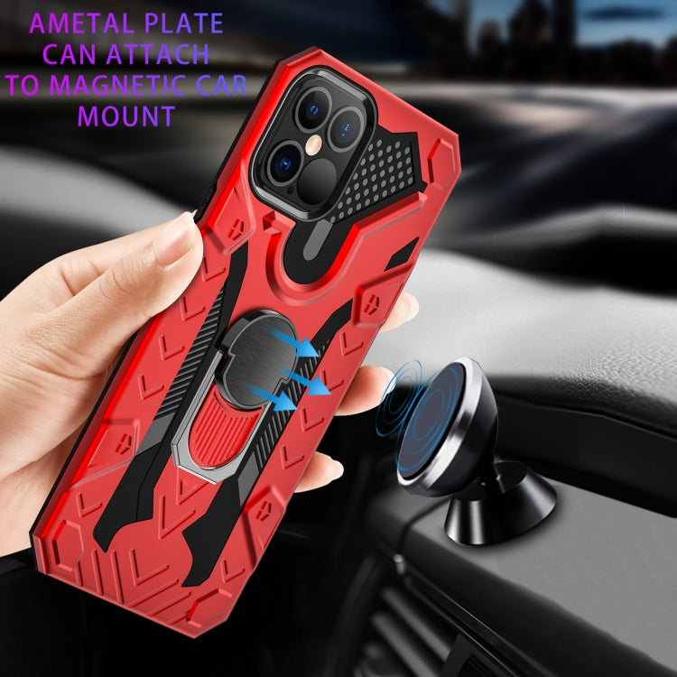 HOLDER ARMOR Tvrdený kryt pre Apple iPhone 12 / iPhone 12 Pro - červený
