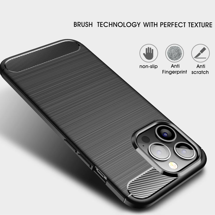 CARBON Zadný obal pre Apple iPhone 13 Pro Max - modrý