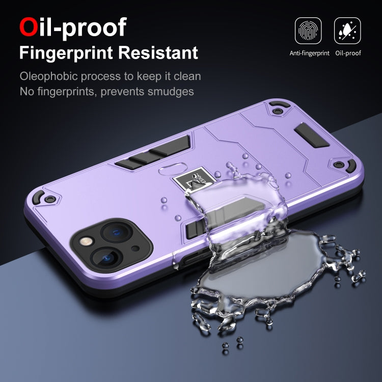 HOLDER ARMOR Tvrdený kryt pre Apple iPhone 13 - fialový