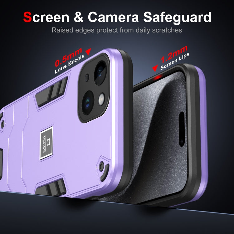 HOLDER ARMOR Tvrdený kryt pre Apple iPhone 14 - fialový