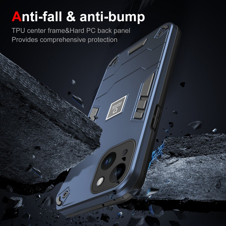 HOLDER ARMOR Tvrdený kryt pre Apple iPhone 14 - modrý