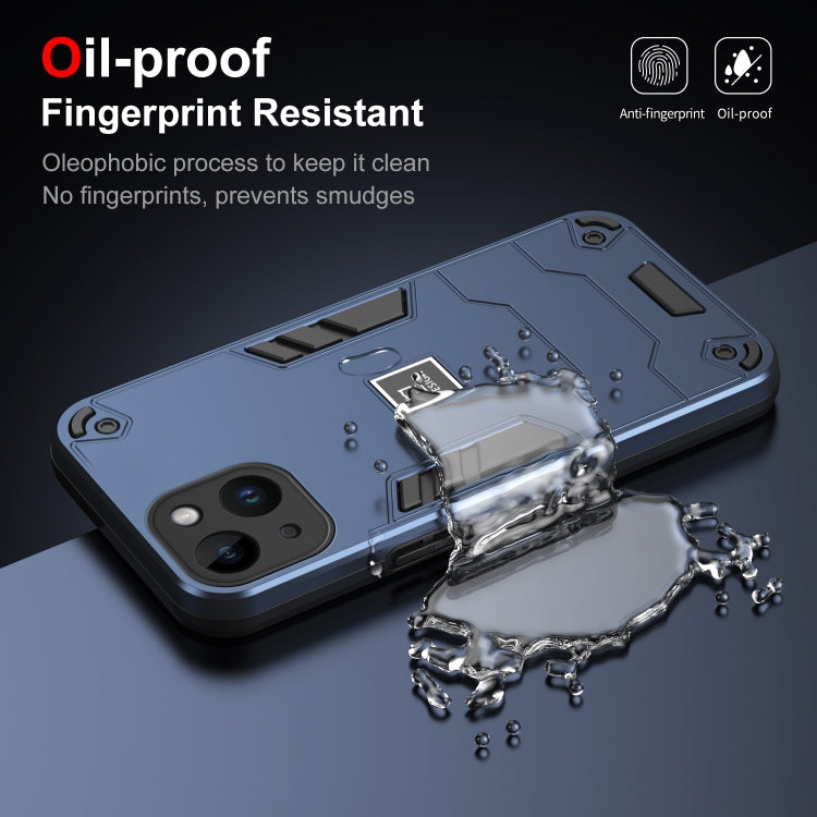 HOLDER ARMOR Tvrdený kryt pre Apple iPhone 14 - modrý