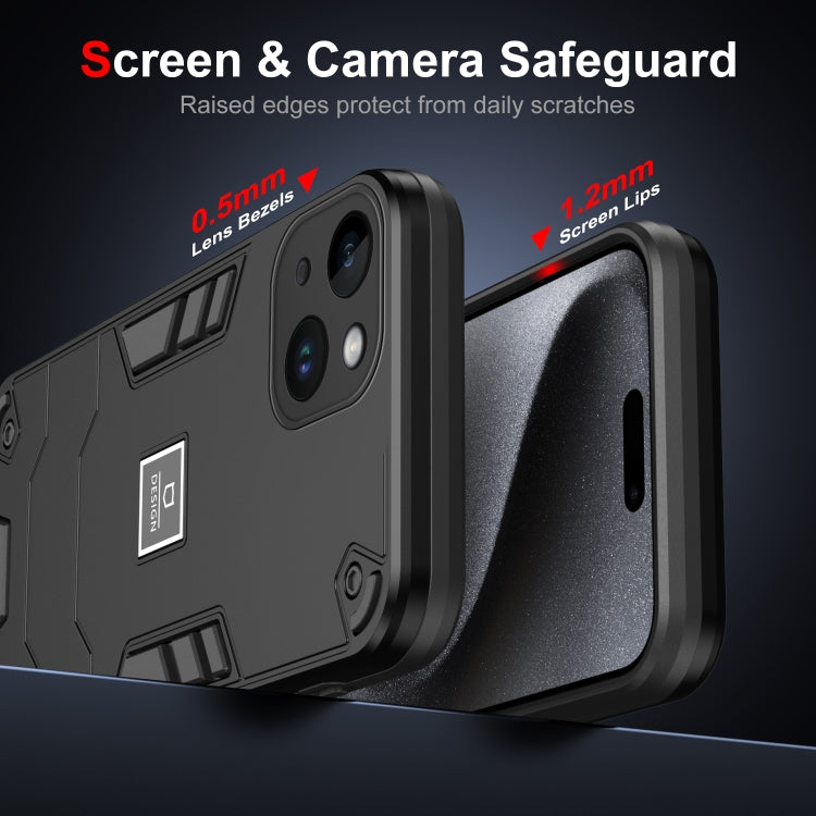HOLDER ARMOR Tvrdený kryt pre Apple iPhone 14 Plus - čierny