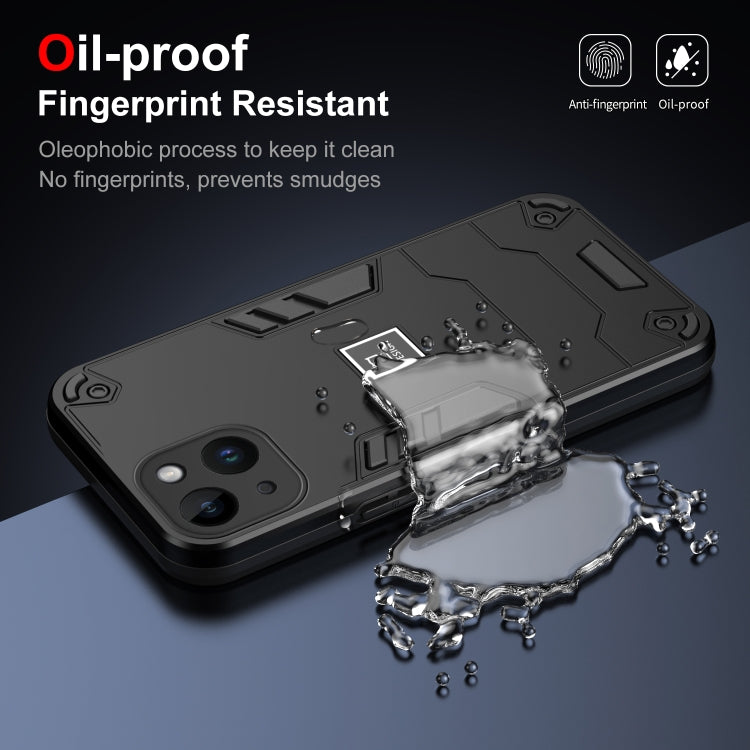 HOLDER ARMOR Tvrdený kryt pre Apple iPhone 14 Plus - čierny