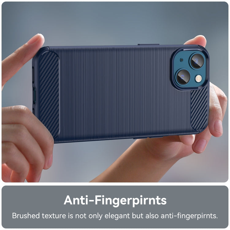 CARBON Zadný obal pre Apple iPhone 14 Plus - modrý