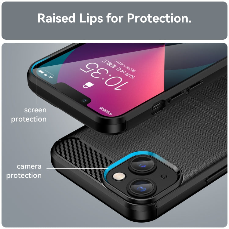 CARBON Zadný obal pre Apple iPhone 14 Plus - čierny