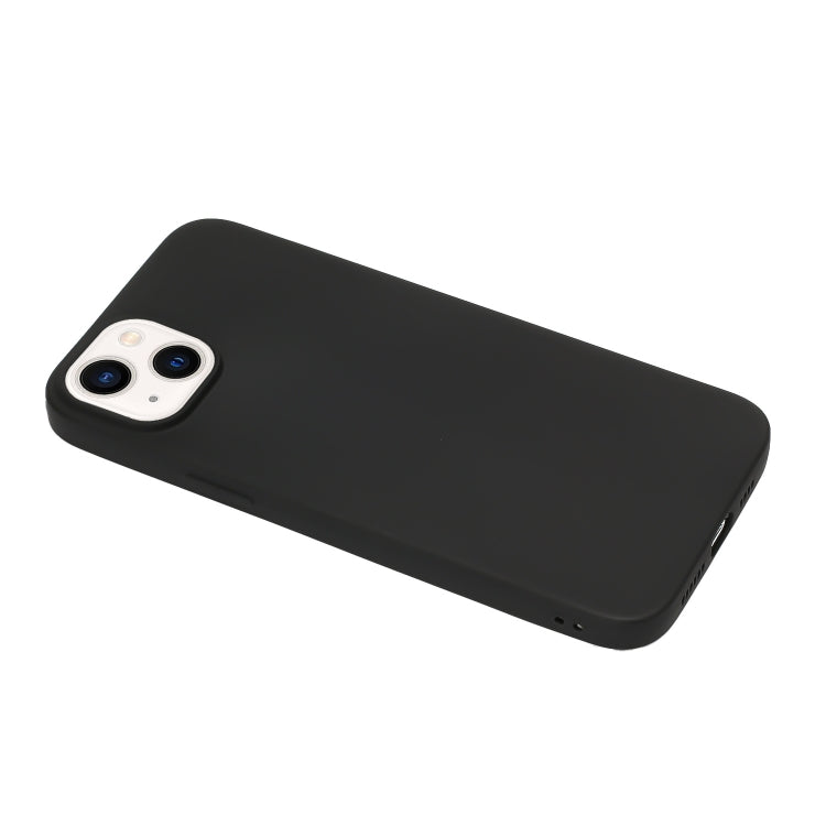 MATT Silikónový obal pre Apple iPhone 14 Plus - čierny