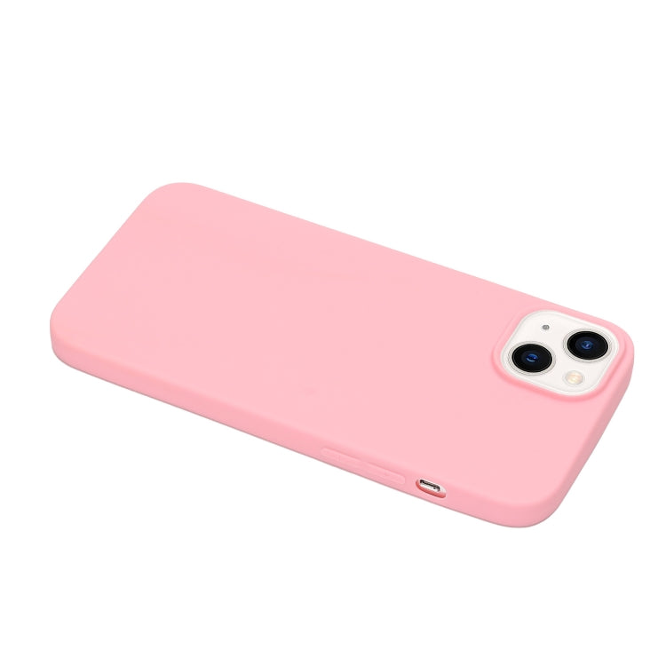 MATT Silikónový obal pre Apple iPhone 14 Plus - ružový